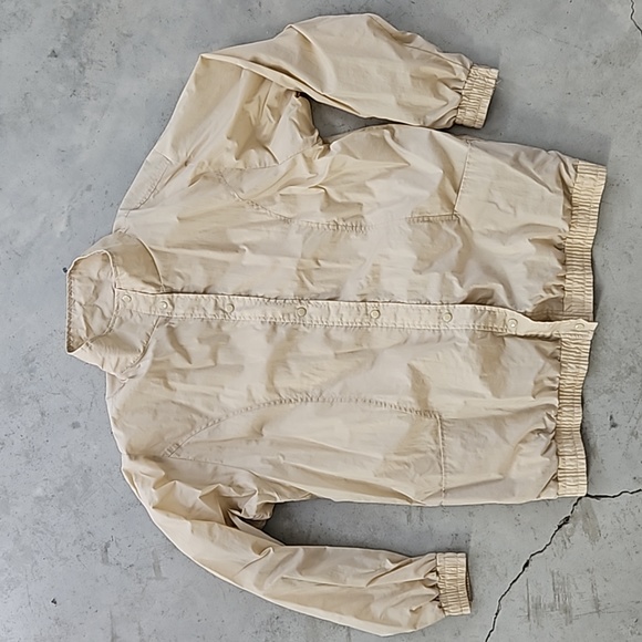 Vintage windbreaker jacket tan medium - Picture 1 of 9